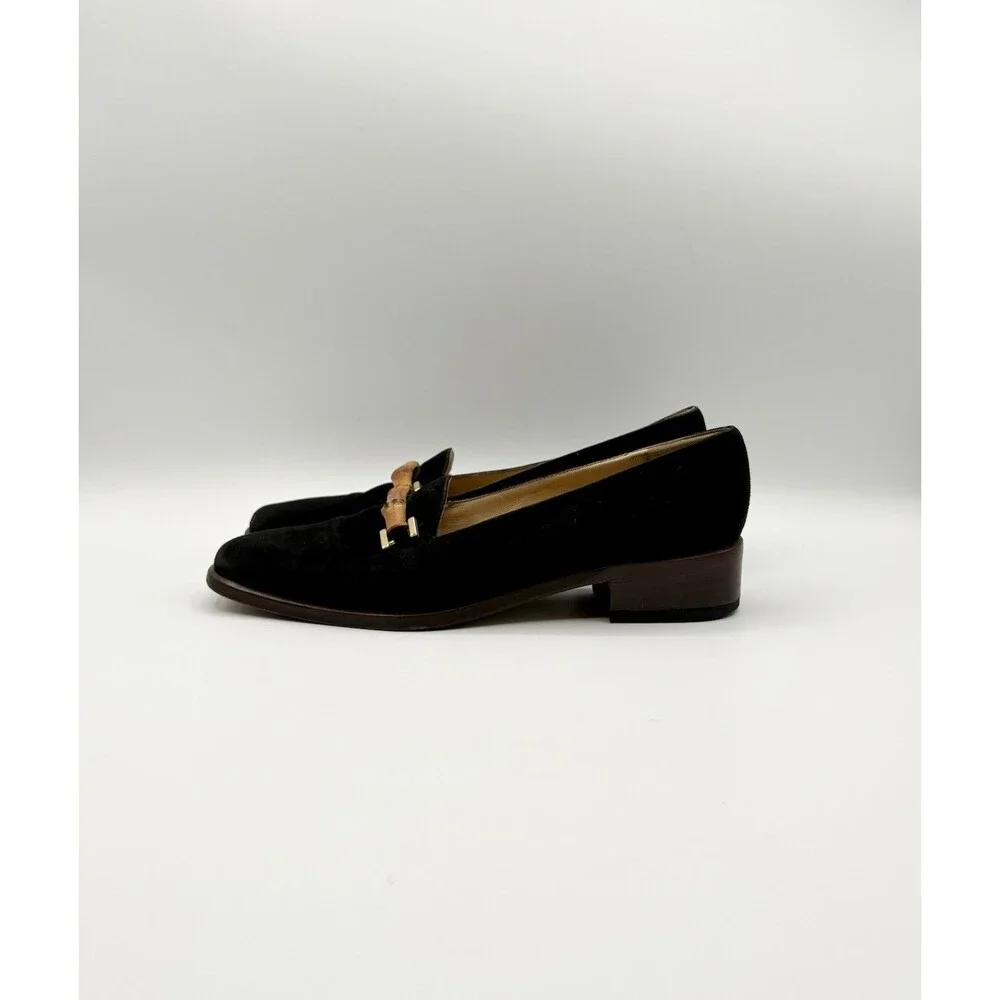 Gucci black suede